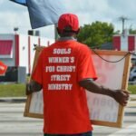 man preparing congregation meeting